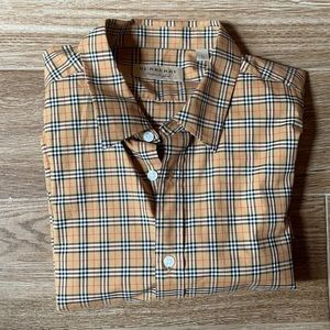 Burberry Men’s small scaled checkered shirt